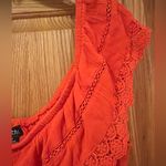City Chic Orange Ruffle On or Off-the-Shoulder Boho Maxi Dress Plus Size 20 Photo 3