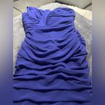 Tadashi Shoji  Vibrant Purple One-Shoulder Dress 6P Photo 4