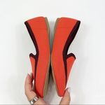 Birdies  The Blackbird Orange Knit Pointed Flats Size 7 Photo 5