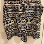 Charlotte Russe Size XL Semi Sheer Sleeveless Blouse Abstract Print Photo 6