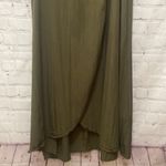 Sage the Label Hunter Green Long Wrap Maxi Skirt- Fits XS/S Soft Tencel Photo 2