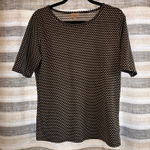 LuLaRoe Black And White Textured Polka Dot Top Size 2X Photo 0