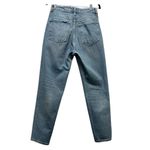 ZARA  High-Rise Tapered Mom Jeans – Medium Wash, Sz 4 Photo 1