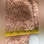 Aerie Offline By  Fuzzy Soft Cropped Jacket Tan Brown cozy full zip Women's Small Photo 5