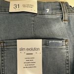 7 For All Mankind Dojo Tailorless Wide Leg Flare Jeans Light Wash Size 31 NWT Photo 5