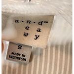 A New Day  Size S  Striped Button-Up Shirt La Vida Bella Graphic Photo 4