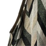 Trina Turk Jocular Geometric Chevron Silver Metallic Mock Neck Sleeveless Top XS Photo 6