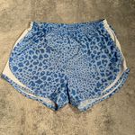 Nike  Blue Animal Print Women's Athletic Shorts small Photo 0