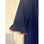 Vintage JCPenney Navy Blue Velour Full Photo 2