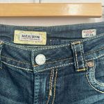MEK Denim Mazatlan Boot Cut Buckle Flap Pocket Denim Jeans 27x34 Distressed Blue Size 27 Photo 2