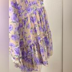 Boohoo Purple Floral Long Sleeve Dress Size 12 Photo 6