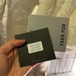 Marc New York NWT $109 Cream fur dress Jackets top Sz M M1MJF063 Photo 3