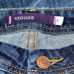 Vigoss  Denim Vintage Junior 3 Medium Blue Wash Grommet Pocket Miami Skinny Jeans Photo 5