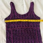 Lucy Work Out Top Size Medium Purple Flowers Yoga CrossFit Cardio Athlete C5 Photo 7