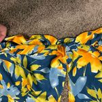 Lulus Lulu’s Vacay Ways Teal Floral Satin One-Shoulder Cutout Midi Dress Photo 5