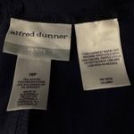 Alfred Dunner  Petite SZ 16P Allure Capris Stretch Pull-On Flat Front Pocket Navy Photo 4