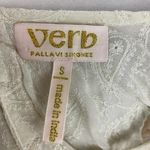 Anthropologie  Ivory Verb Josephine Lace Tunic Long Sleeve Mini Dress Small Photo 8