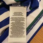 Ralph Lauren Womens Polo  Shirt SP Blue Stripe Athletic Golf PGA Kiawah Ocean Photo 5