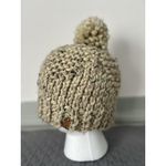 Handmade Love Nana  Chunky Knit Wool Blend Winter Hat w/PomPom Oatmeal Beige OS Photo 6