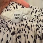 Princess Polly  Light of Life Black and White Tiered Skater Mini Skirt Size 6 Photo 2