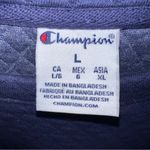 Champion Penn State Quilted Navy Blue Embroidered Sweatshirt Size Large Photo 5