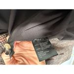 Alex Marie Size 10 Womens Blazer Plaid Brown Wool Blend Long Sleeve Button Photo 5