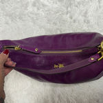 Coach  Madison Hailey Rich Purple Leather Hobo Bag #14304 Photo 7