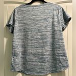 Nike Dri-Fit Loose Fit Workout V Neck T-Shirt, light blue heather M Photo 1