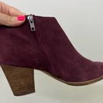 Madewell The Billie Boot in burgundy Suede pull on style online exclusive sz 9.5 Photo 4