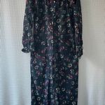 Warm brand multicolored cotton jumpsuit size small Blue Photo 1