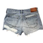 Lucky Brand  Mid Rise Boy Shorts Distressed Denim Cut Off Size 4/27 2"Inseam Pool Photo 1