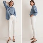 Madewell NEW Stovepipe Jeans in Pure White, 29 Photo 2