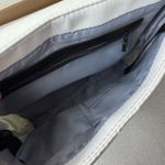 HKWP Crossbody Bag Purse White Puffer Envelope Snap Clutch Handle *No Strap* Photo 13