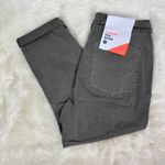 Sunday Revolve Le Soleil Pant Contrast Stripe Frayed Hem in Cactus Size 28 NWT Green Photo 7