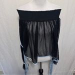 Ziztar Smocking Goth Mesh Long Sleeve Off Photo 2