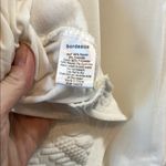 Bordeaux  White Textured Herringbone Quilted Tank Top - Size Small Photo 13