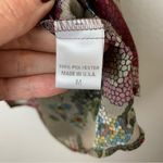 H.I.P. Multicolor Floral Ruffle Blouse Size M Photo 4