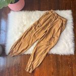 ZARA Lightweight Cargo Pants Pull on Teracotta Tan Photo 0