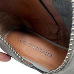 Lucky Brand  Prucella Leather D’Orsay Ankle Boots Booties Gray Womens Size 8 Photo 8