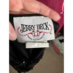 Vintage beaded fringe wiggle dress black Photo 3