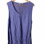 Flax  Sleeveless Linen Purple Dress Size Large Photo 3