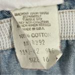 Vintage Denim Skirt Women Plus Size Elastic Waistband FLAWS Faded Blue Midi Jean Photo 12