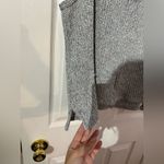 Kaileigh  Heather Gray Cold Shoulder Tank Top Photo 3