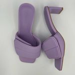 Open Edit slip on purple heel sandals women’s size 5M Photo 4