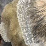 Romeo + Juliet Couture Faux Fur Wool Vest large Removable Collar Photo 2