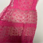 NWT Dôen Tulle Lace floral Nadette Dress in Pink sz M Size M Photo 9