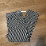Talbots  New Flawless High Waist Slimming Straight Leg Black White Gingham 18W Photo 1