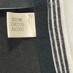 Adidas  Performance Mesh Sleeve  V-Neck Women’s Sport Shirt Black w/White Stripes Photo 8