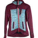 Pearl Izumi Women's XS Versal Quilted Hoodie Cycling Jacket Primaloft Colorful Photo 0