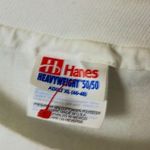 Hanes Michael's Salon Service T Shirt Vintage 90s White Large L Graphic Tee Photo 3